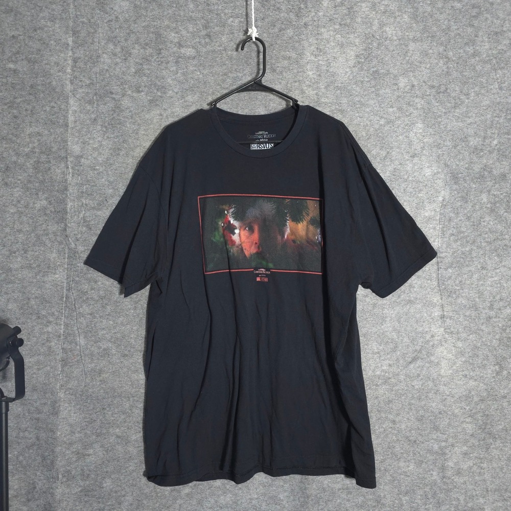 RSVLTS Christmas Vacation Shirt Mens 3XL Black Clark Griswold Movie Graphic Tee